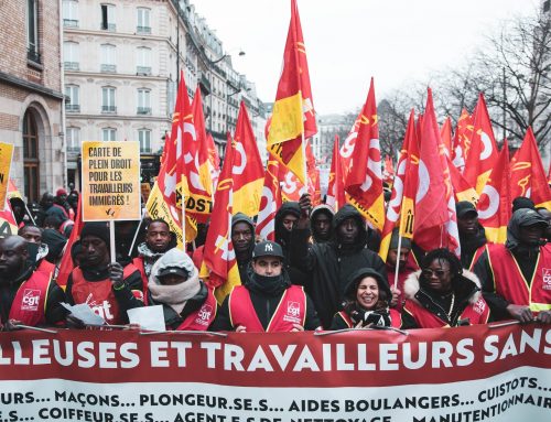 En images, la manifestation pour les droits des travailleur·ses immigré·es