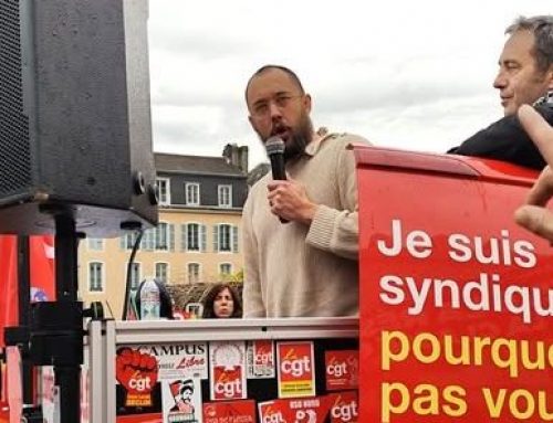 Rassemblement à Pau ｜Solidarité avec Timothée Esprit, licencié pour son soutien à la Palestine