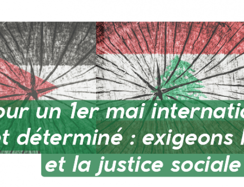 1er Mai : un cortège internationaliste pour la paix, les droits sociaux et la solidarité des peuples